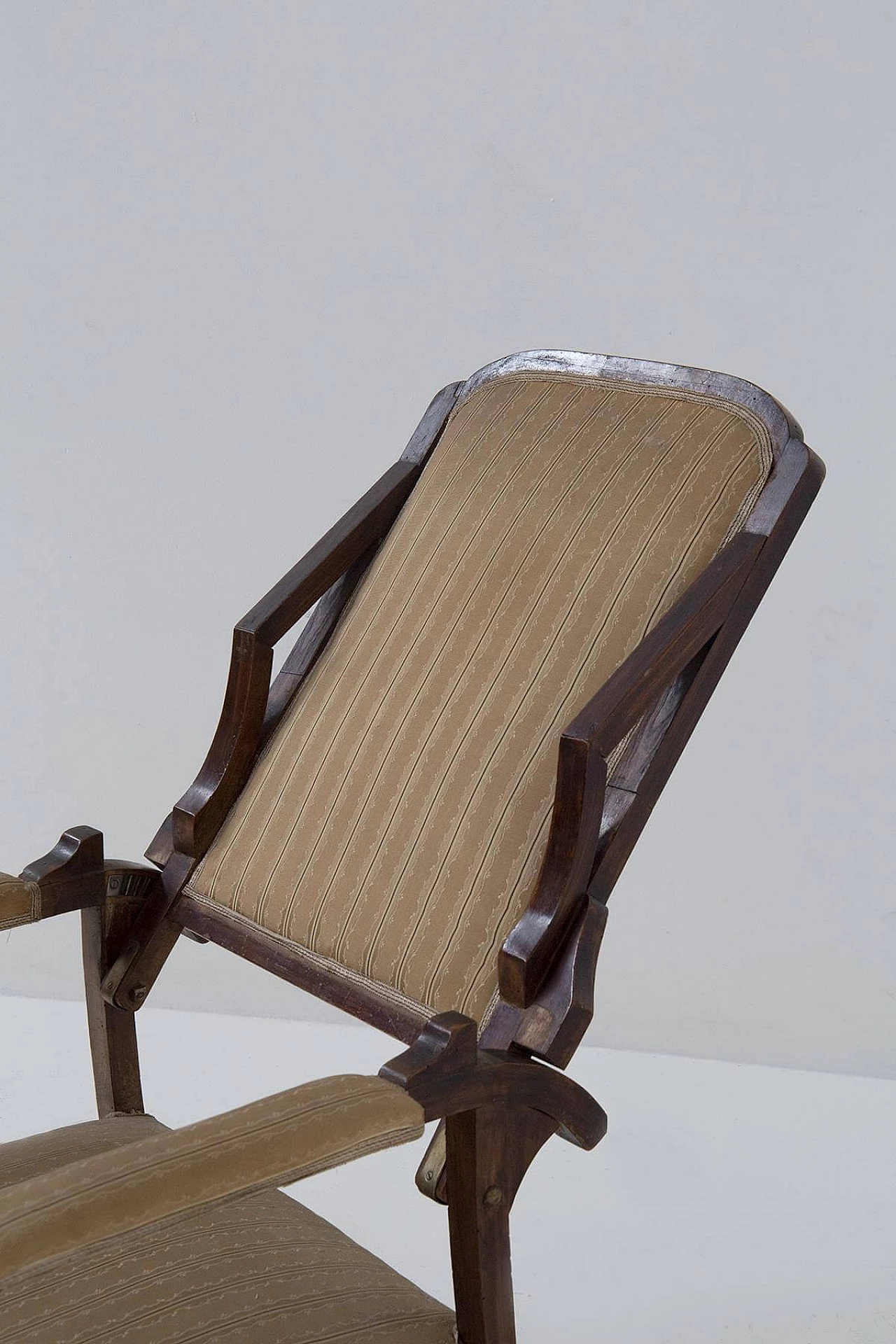 Armchair in Art Nouveau style with original fabric, 20th century 2
