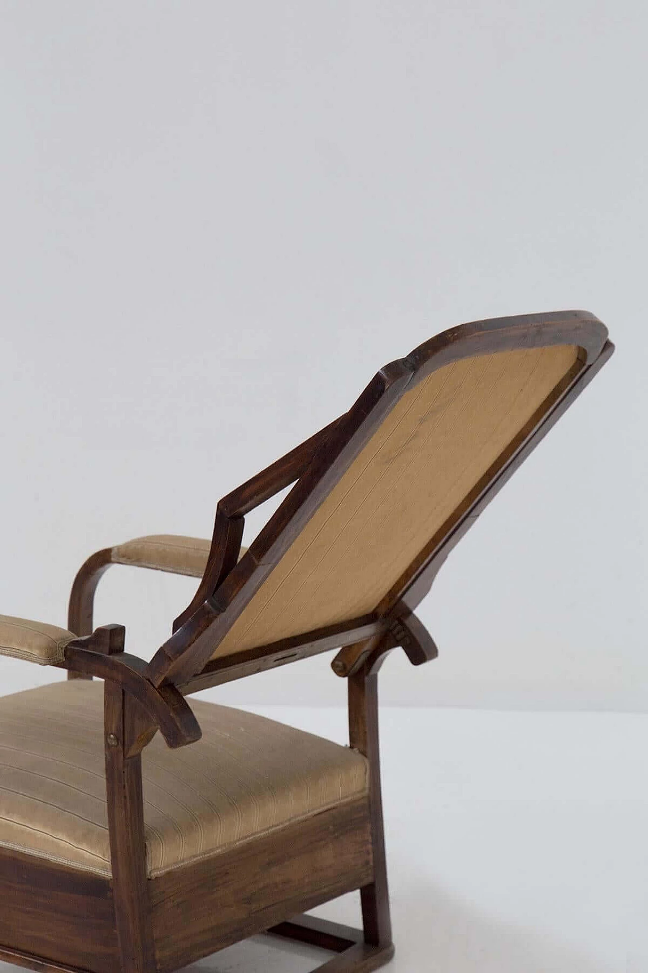 Armchair in Art Nouveau style with original fabric, 20th century 4