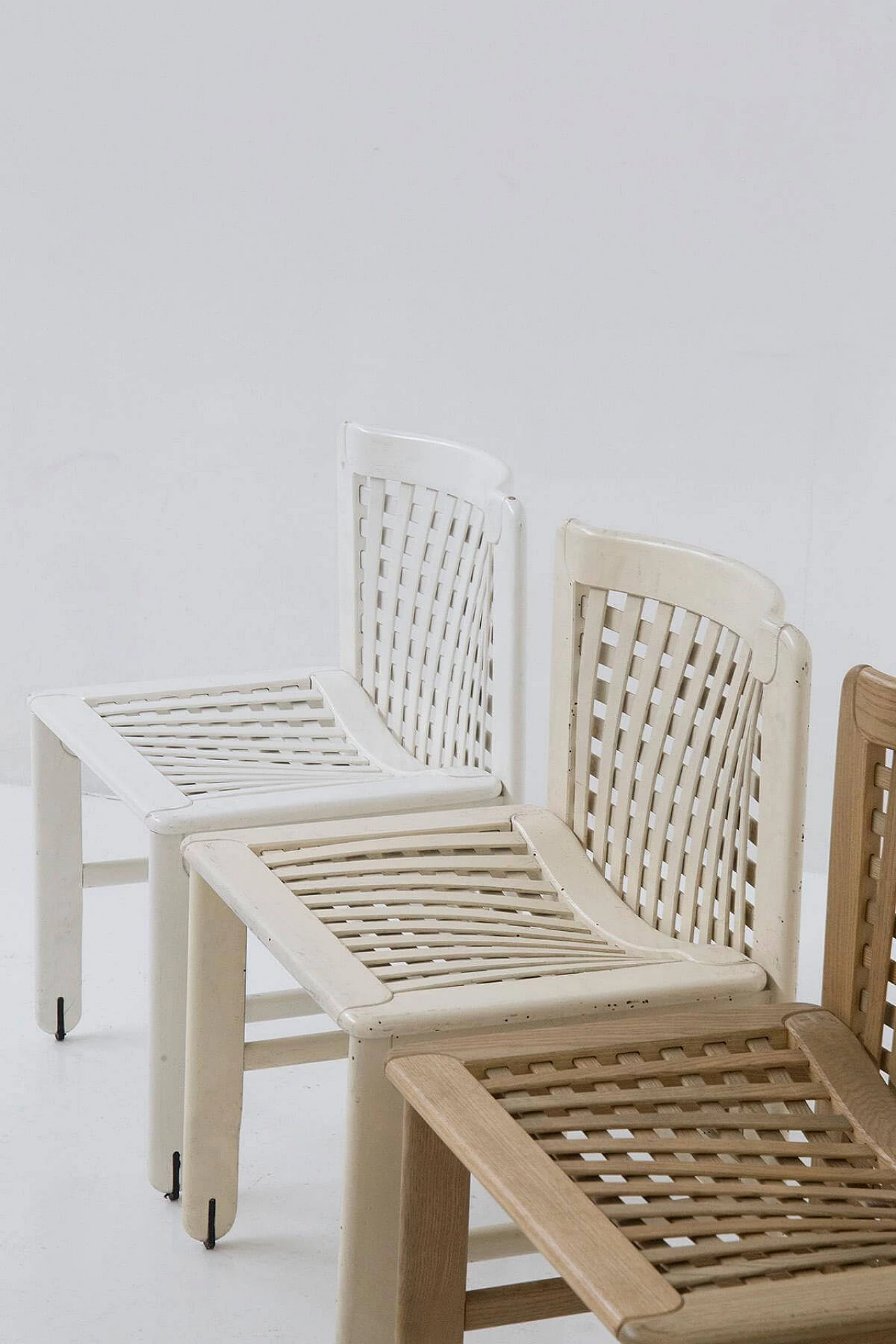 4 Transenna chairs by Ammannati and Vitelli for Pozzi & Verga, 1970s 5