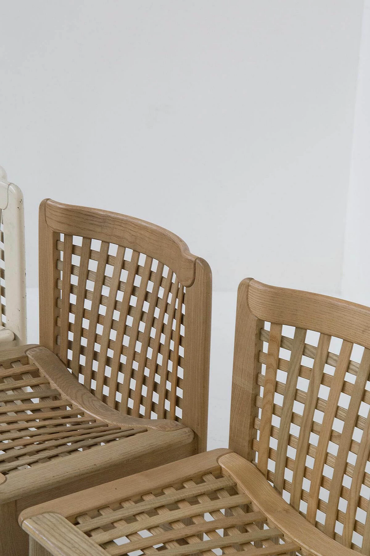 4 Transenna chairs by Ammannati and Vitelli for Pozzi & Verga, 1970s 6