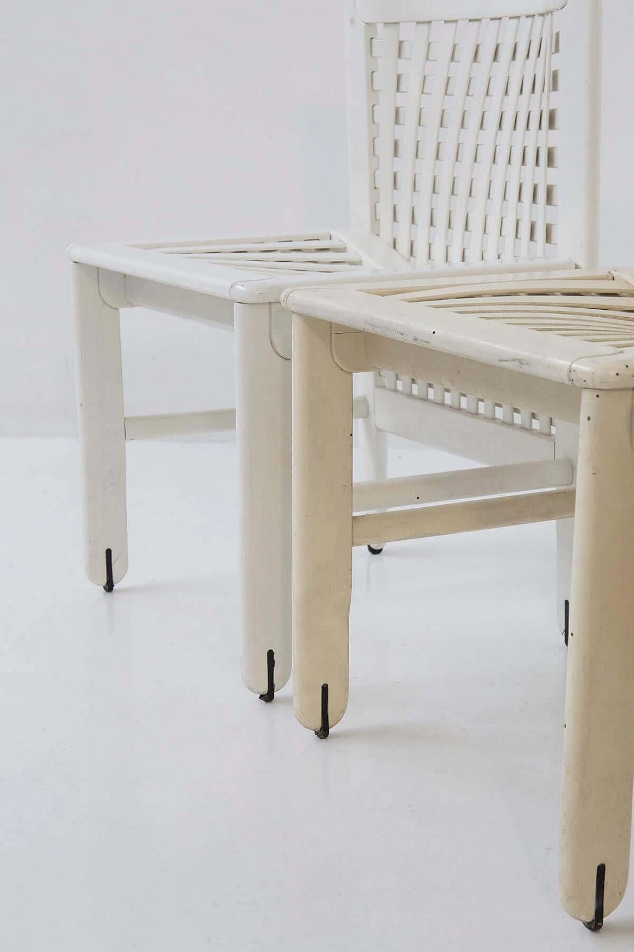 4 Transenna chairs by Ammannati and Vitelli for Pozzi & Verga, 1970s 7