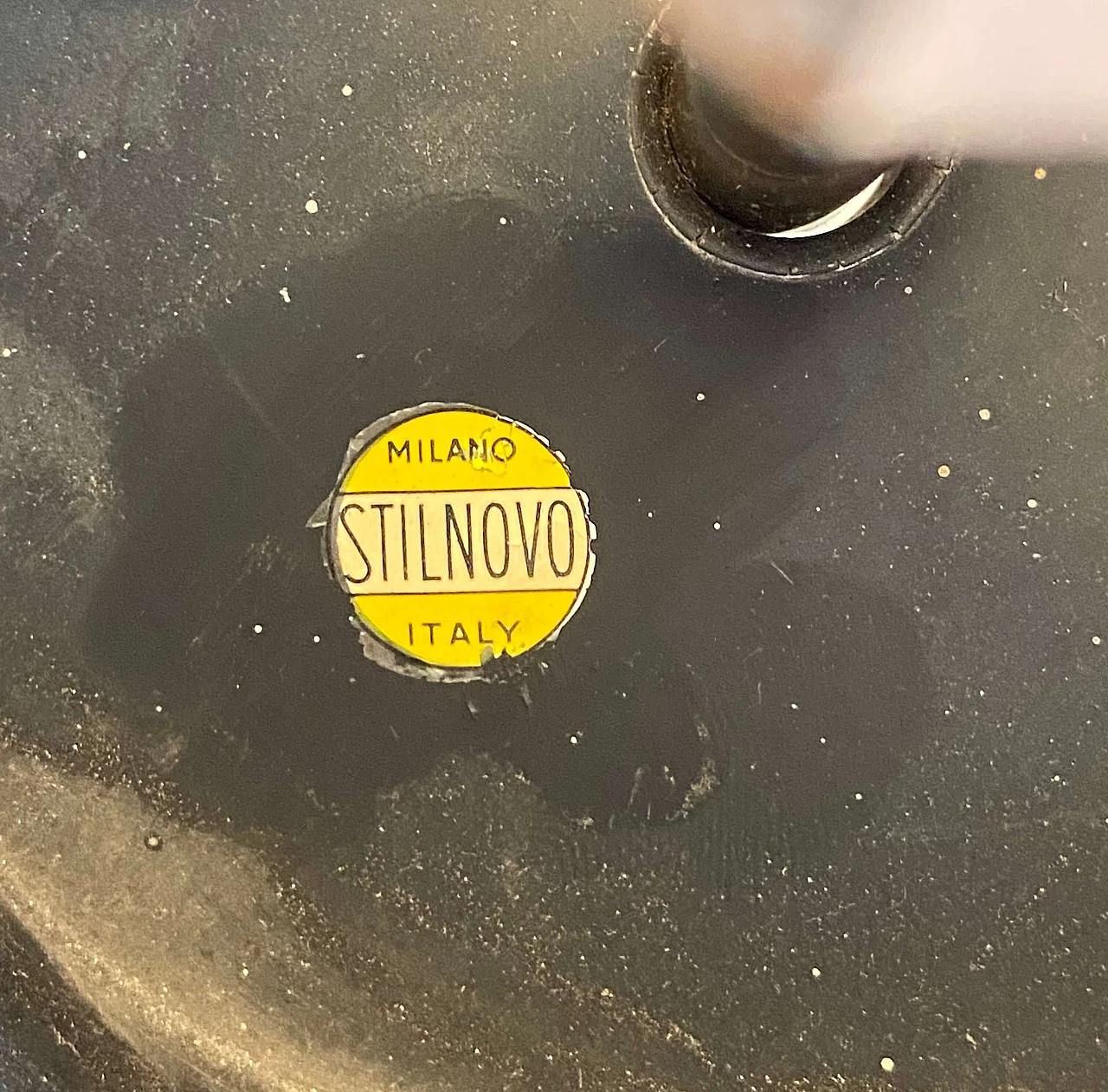 Lampadario a 3 luci in ottone do Stilnovo, anni '50 19