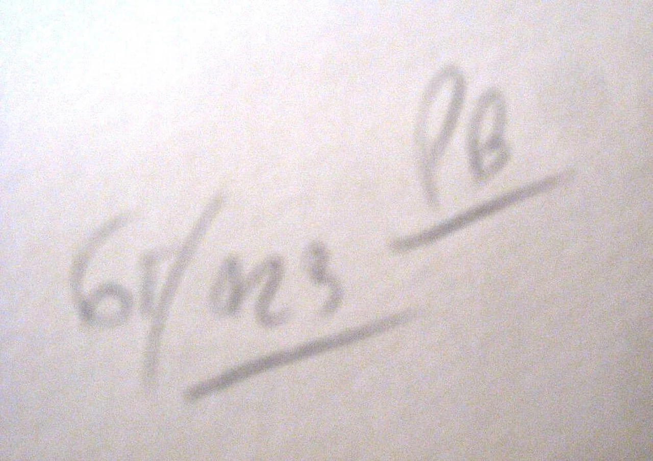 Giuliano Della Casa, airone, acquerello su carta, 1982 8
