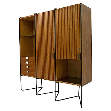 Teak wardrobe by Taichiro Nakai for Consorzio La Permanente Mobili, 1950s