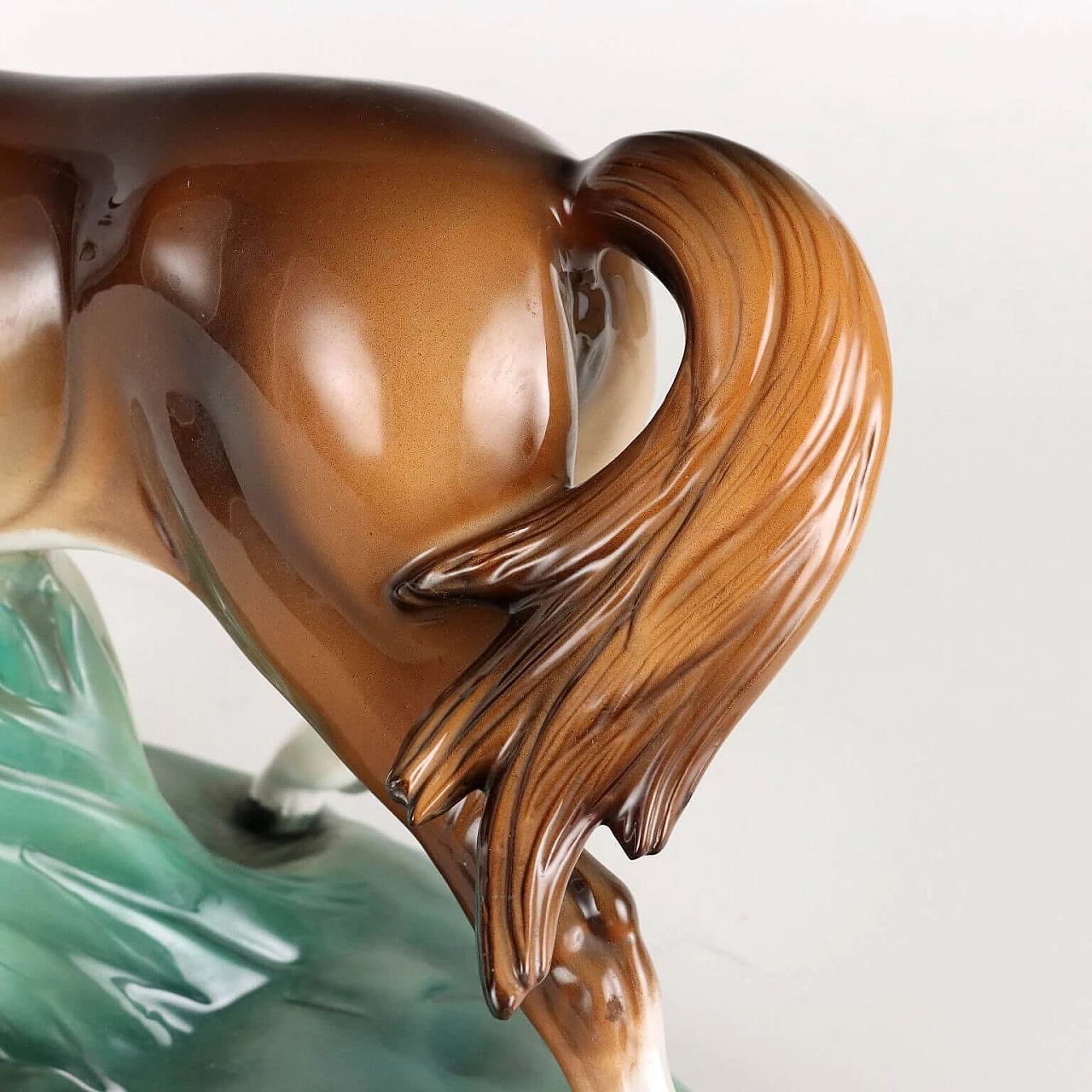 Ceramic horse sculpture by Antonio Ronzan 4