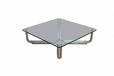 Crystal coffee table by Frattini Gianfranco for Cassina, 1960s