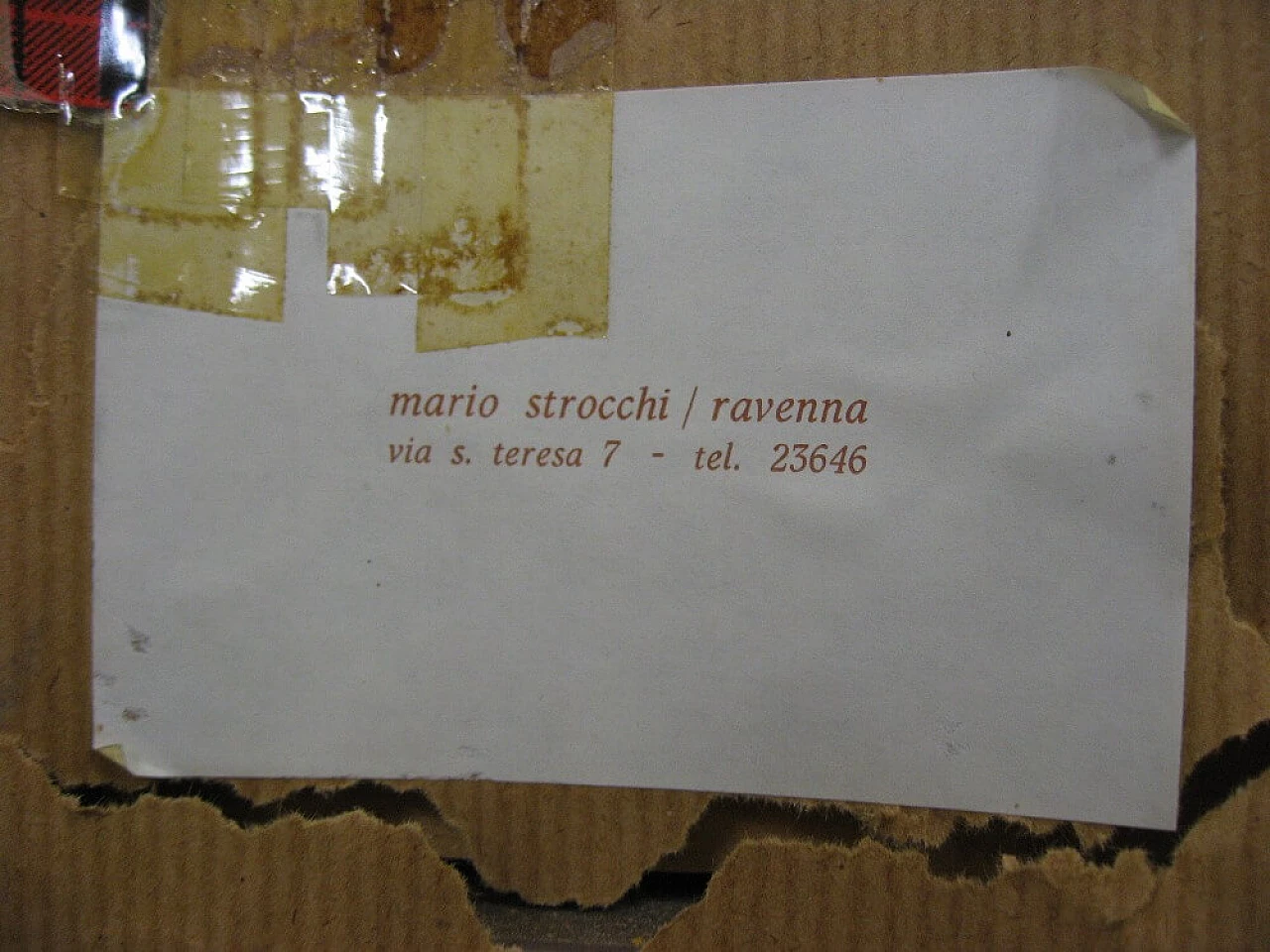 Mario Strocchi, Battello sul Reno, dipinto a olio su compensato, 1979 8