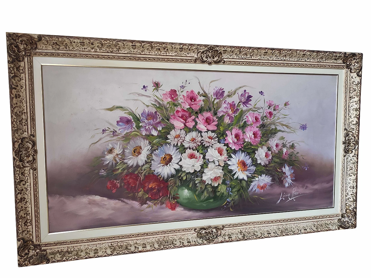 Lina Rossi, Floral composition, painting 5