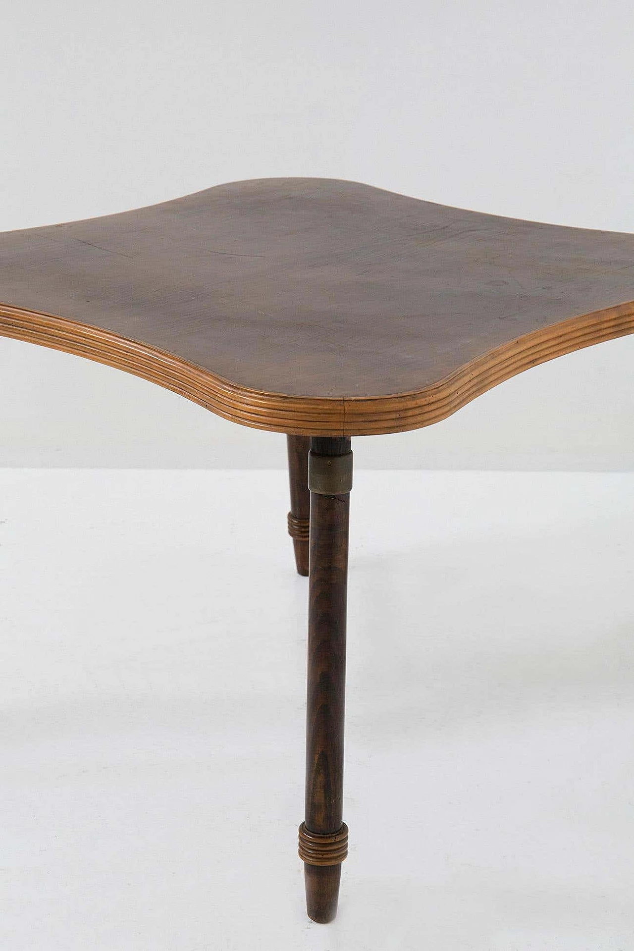 Game table with grissinato edge attributed to Luigi Scremin, 1950s 1