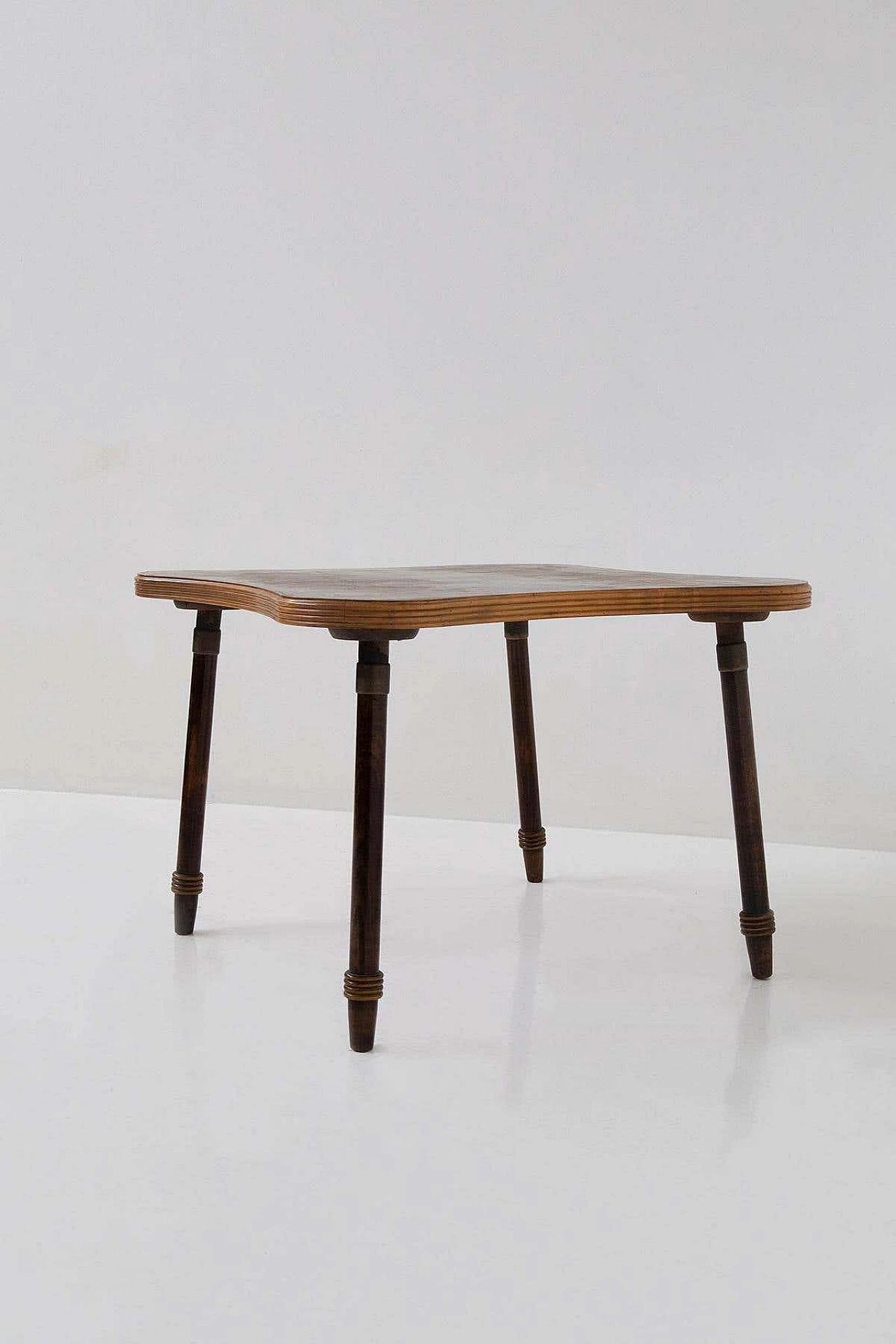 Game table with grissinato edge attributed to Luigi Scremin, 1950s 8