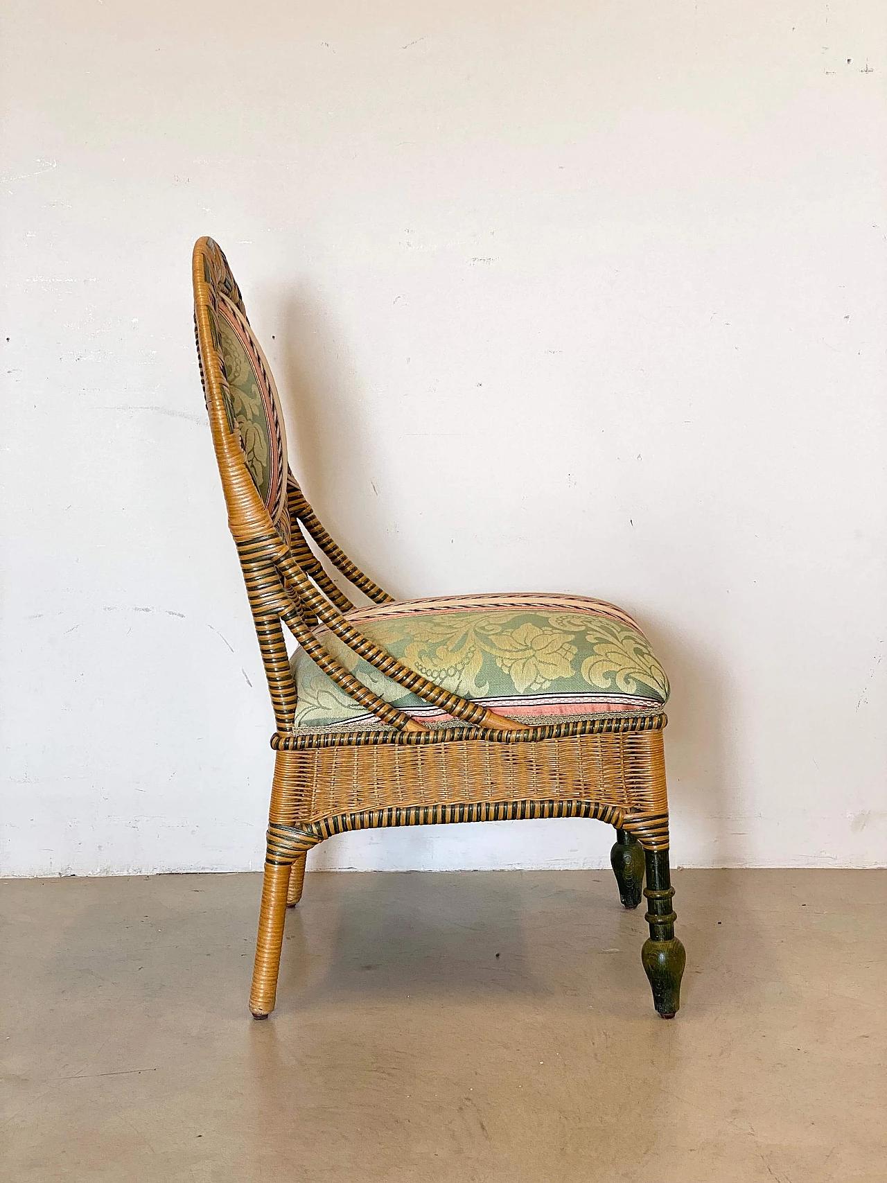 8 Sedie in vimini, anni '80 6