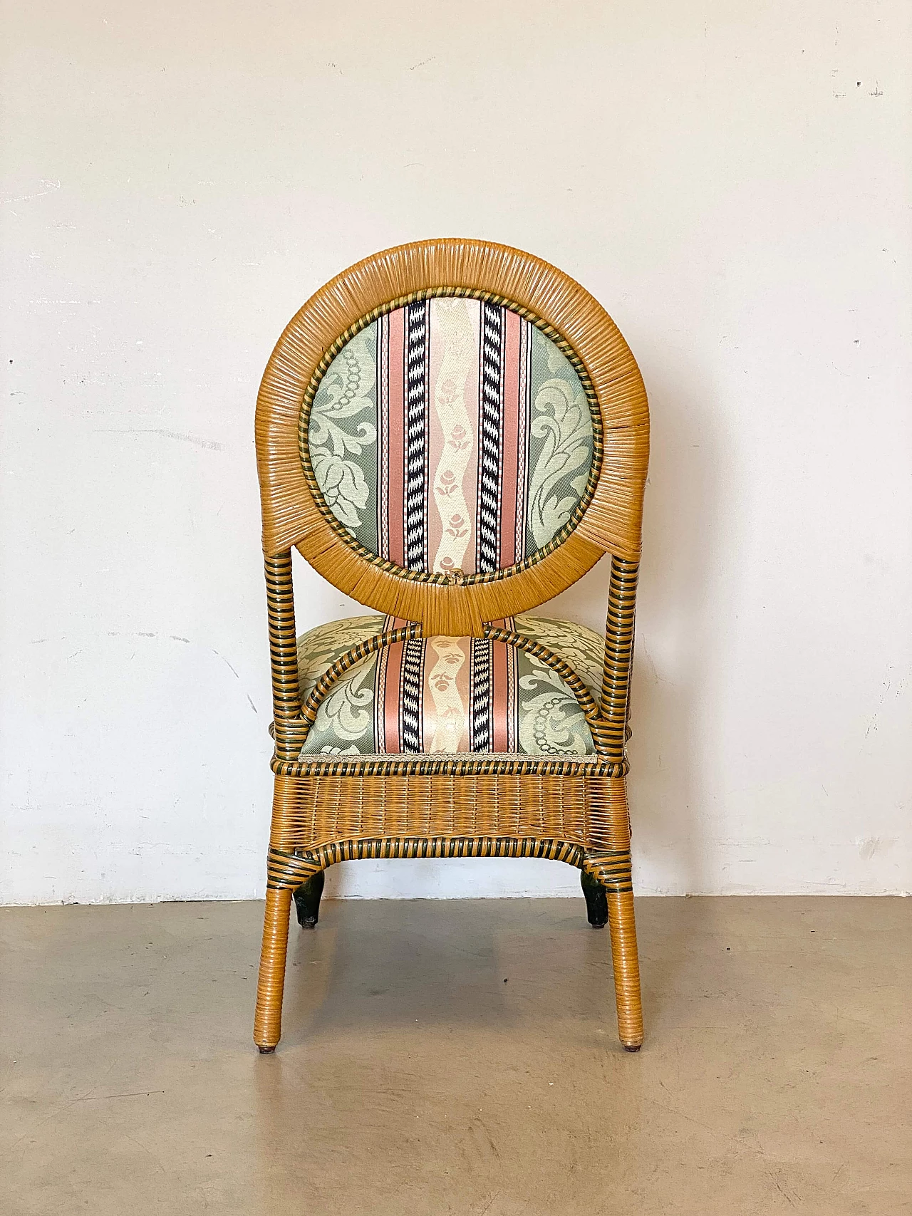 8 Sedie in vimini, anni '80 9