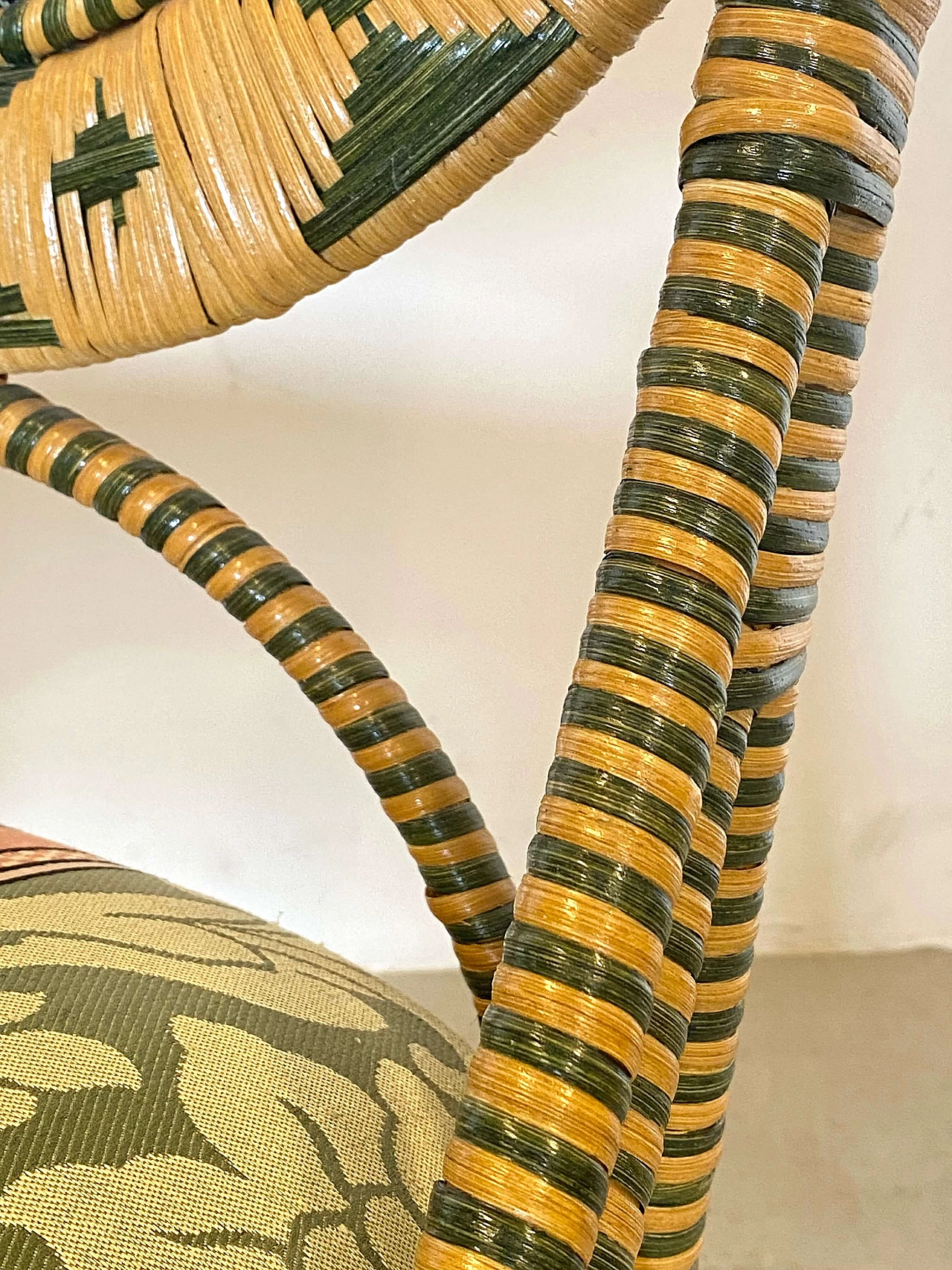 8 Sedie in vimini, anni '80 16