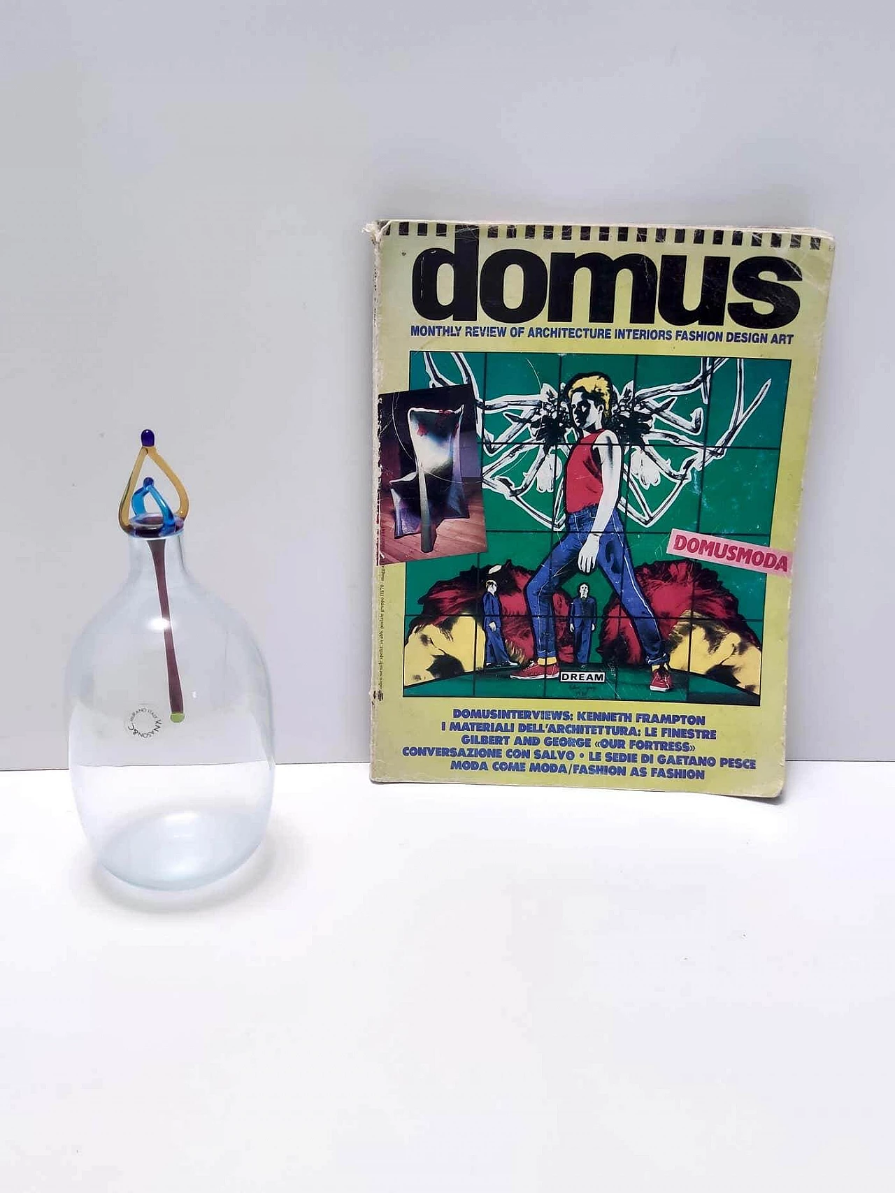 Decanter in vetro di Murano di Vincenzo Nason, anni '80 2