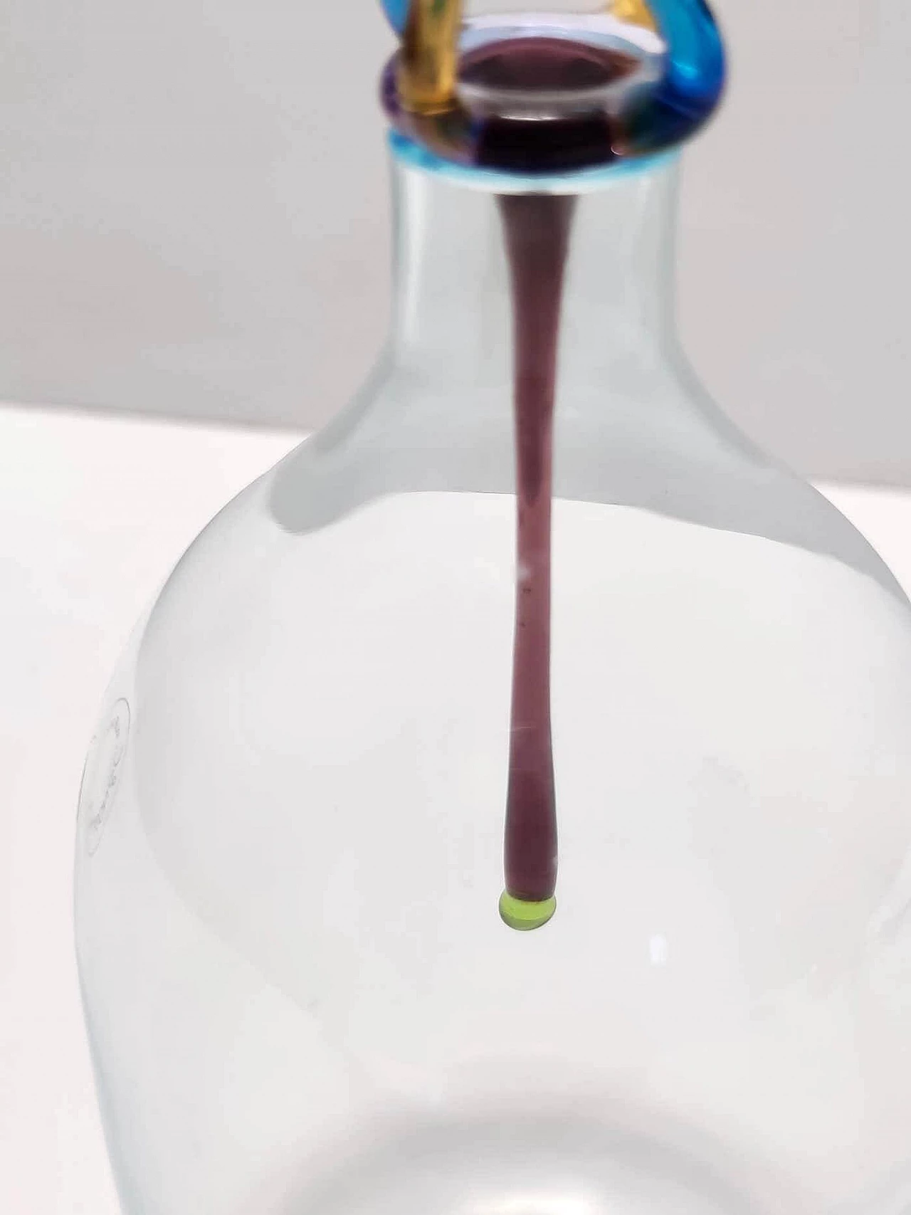 Decanter in vetro di Murano di Vincenzo Nason, anni '80 5