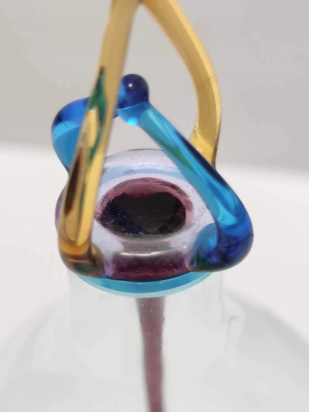 Decanter in vetro di Murano di Vincenzo Nason, anni '80 6