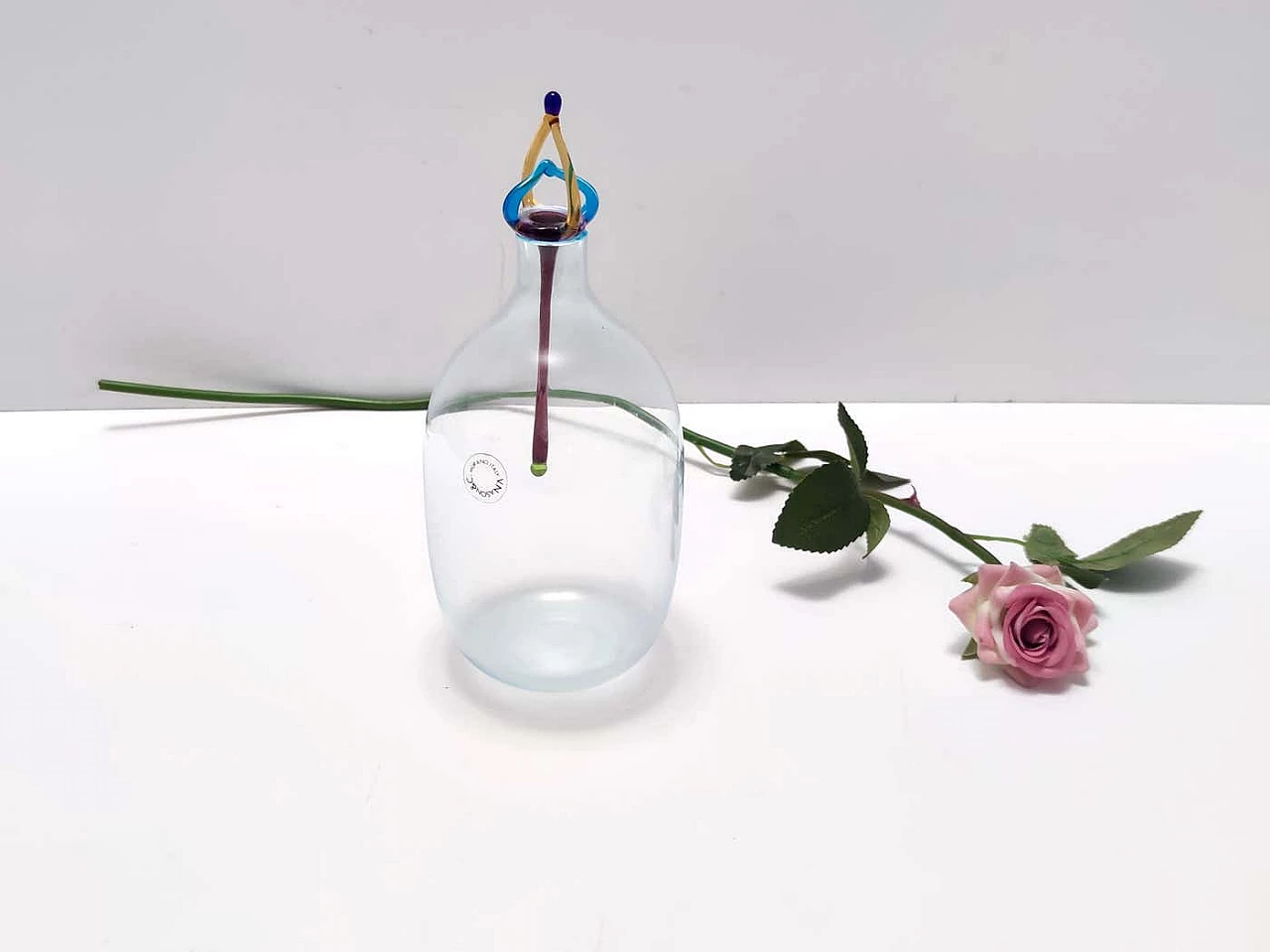 Decanter in vetro di Murano di Vincenzo Nason, anni '80 10