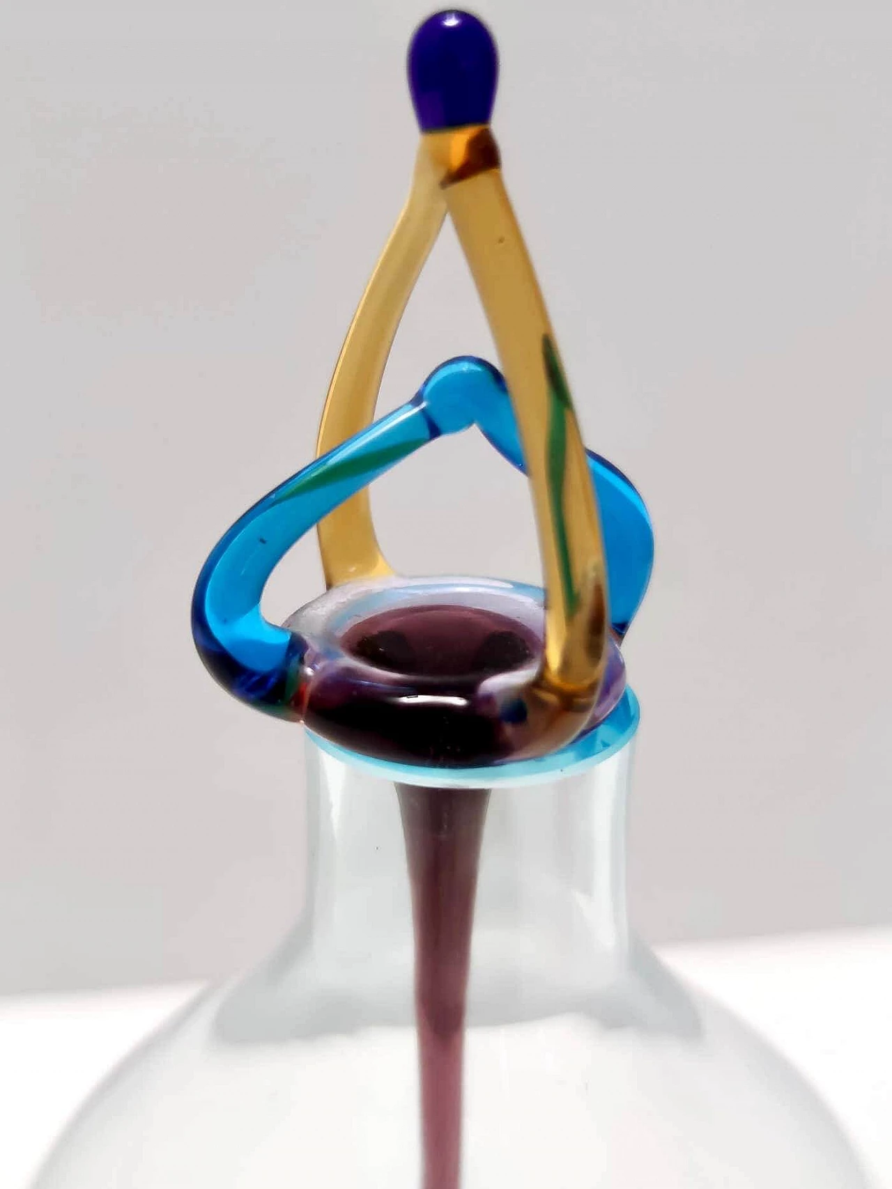 Decanter in vetro di Murano di Vincenzo Nason, anni '80 14