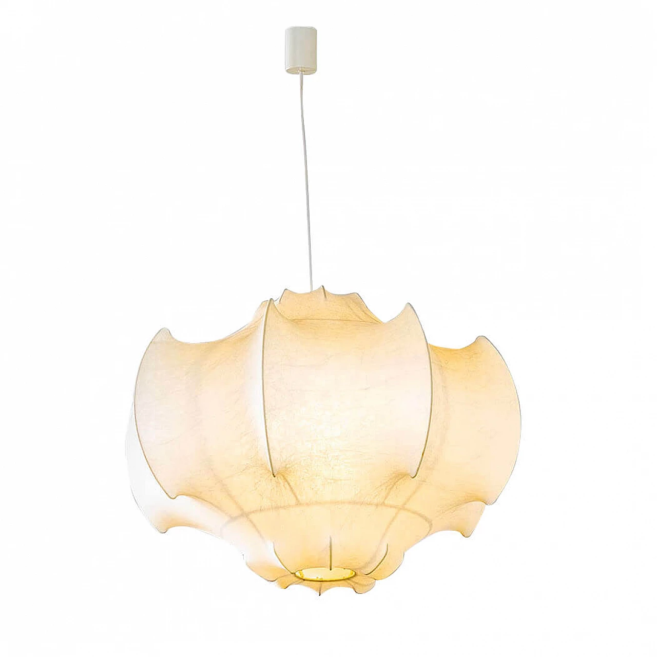 Viscontea cocoon chandelier by Achille Castiglioni for Flos, 1960s 7