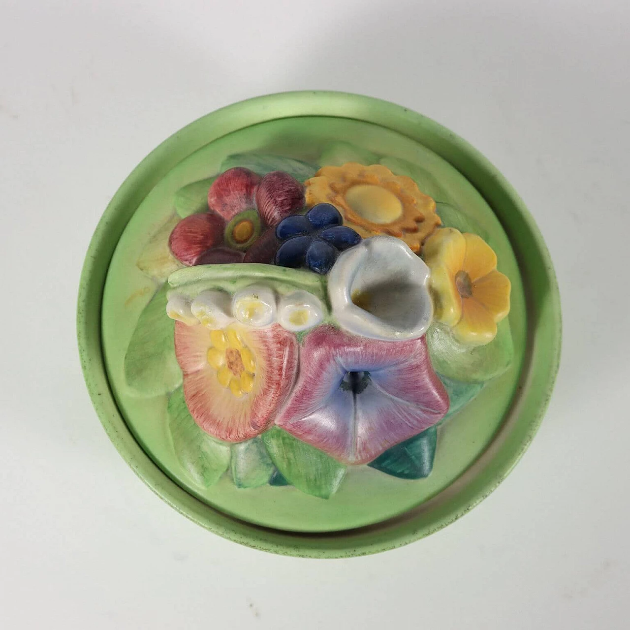 Scatola in ceramica a colaggio Lenci, del '900 4