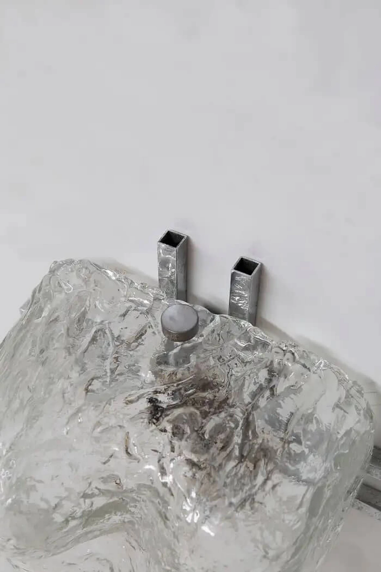 3 Lampade da parete di Carlo Nason per Mazzega in vetro di Murano, anni '70 6