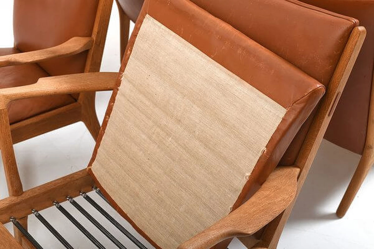 4 AP-16 armchairs by Hans J. Wegner for AP Stolen, 1950s 17