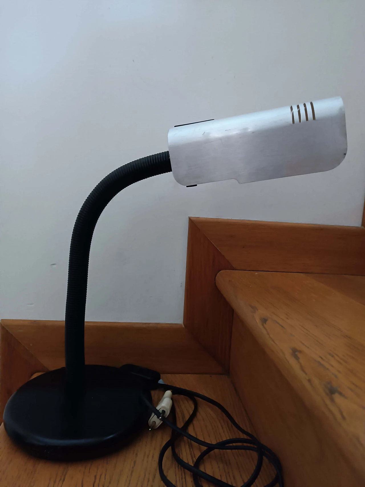 Metal and plastic table lamp by Targetti, 1970s 3