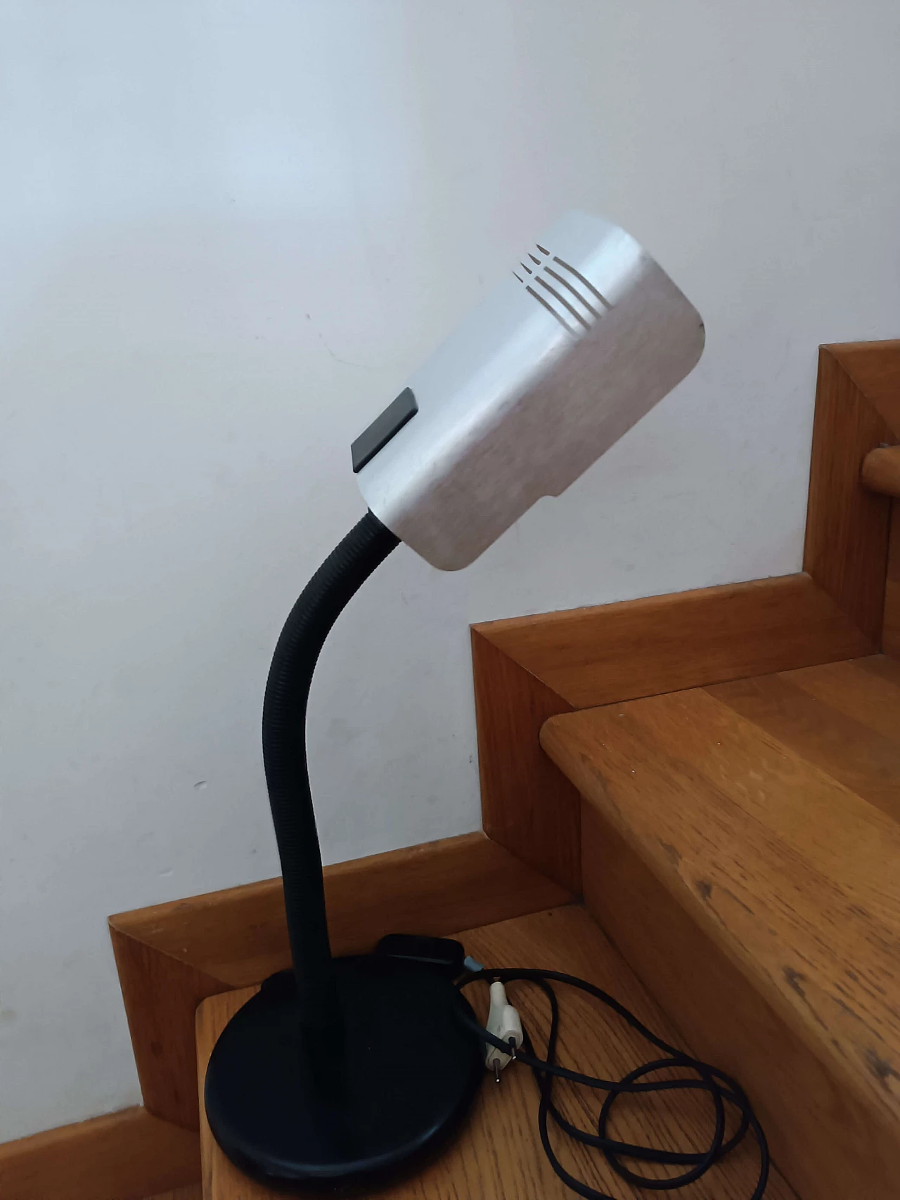 Metal and plastic table lamp by Targetti, 1970s 4