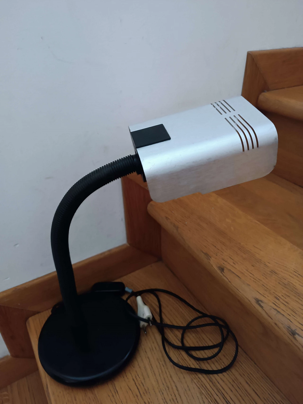 Metal and plastic table lamp by Targetti, 1970s 5