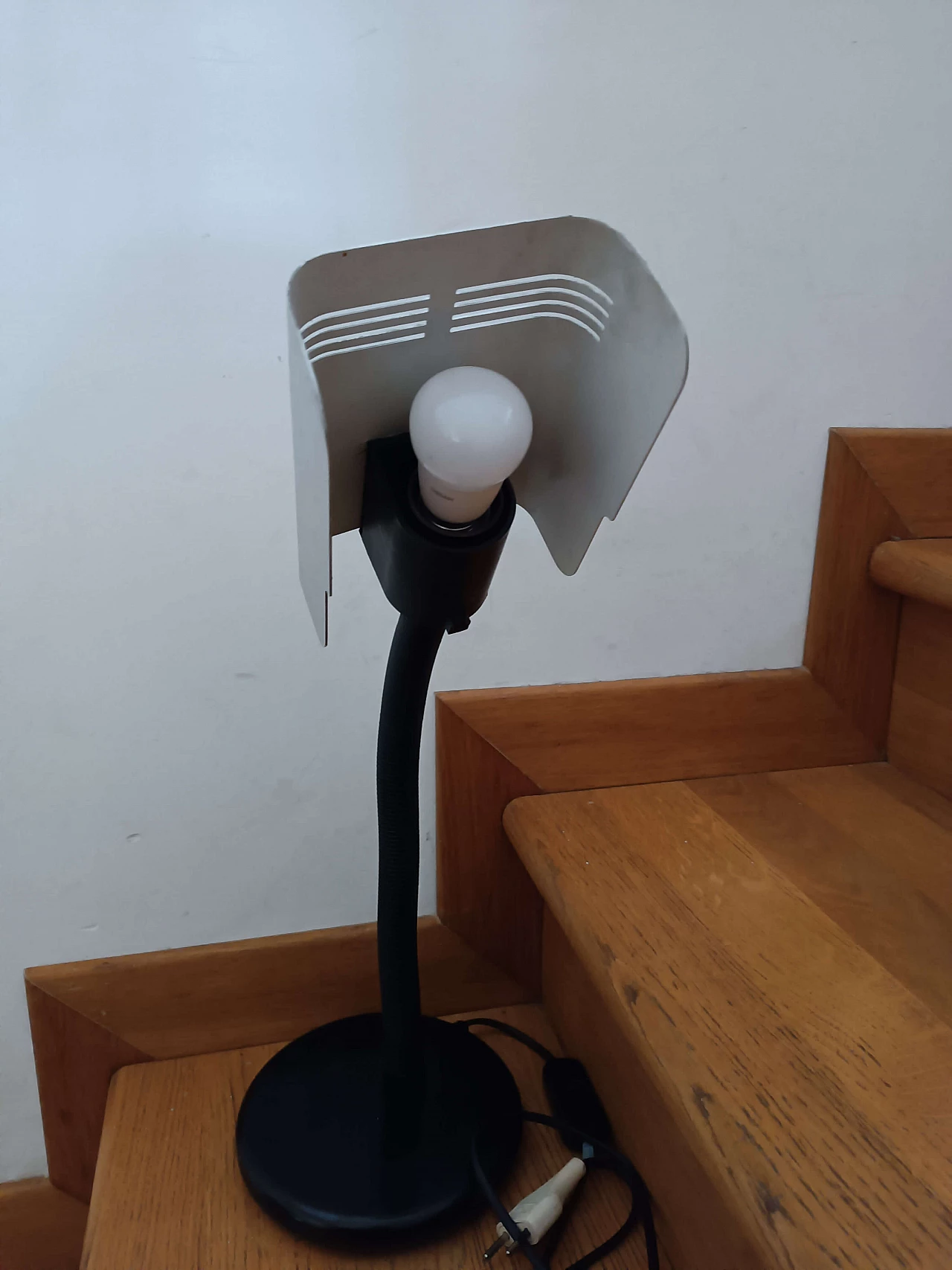 Metal and plastic table lamp by Targetti, 1970s 6