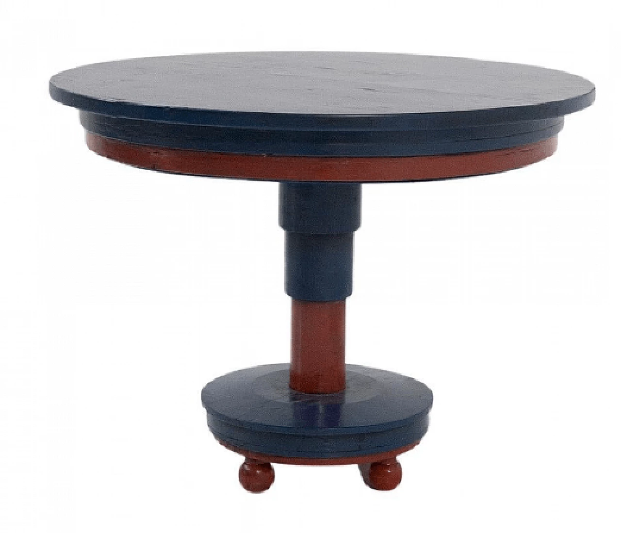Painted wood coffee table attributed to Luigi Colombo Fillia, 1920s 1