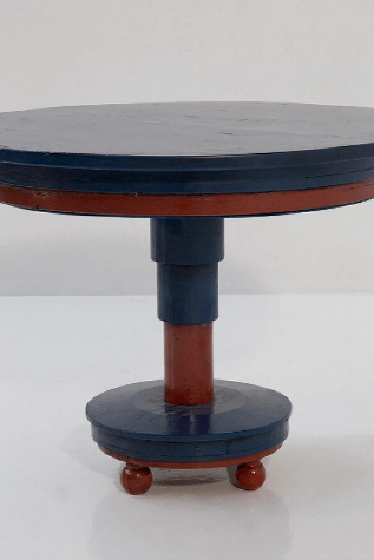 Painted wood coffee table attributed to Luigi Colombo Fillia, 1920s 2