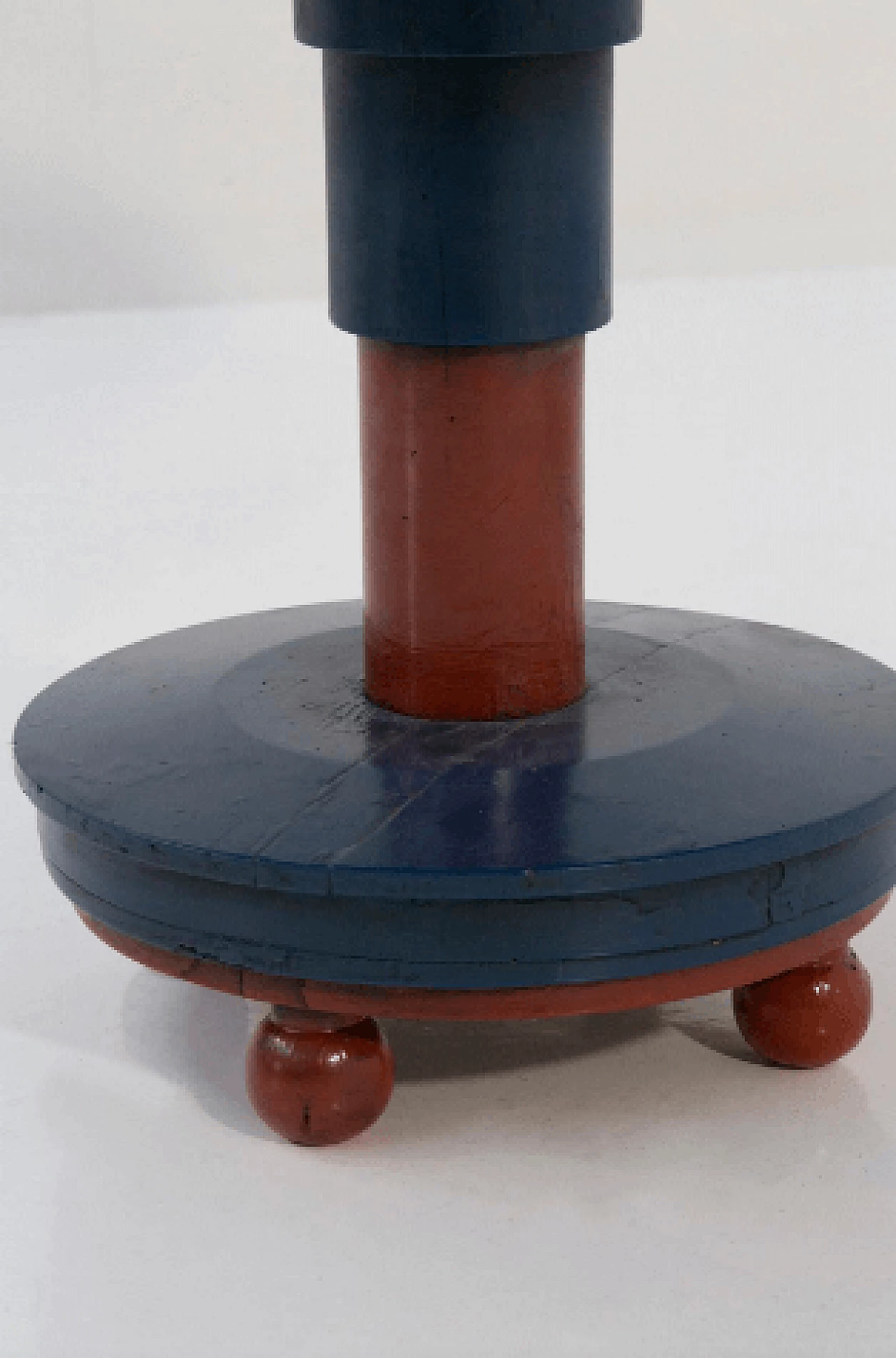 Painted wood coffee table attributed to Luigi Colombo Fillia, 1920s 4