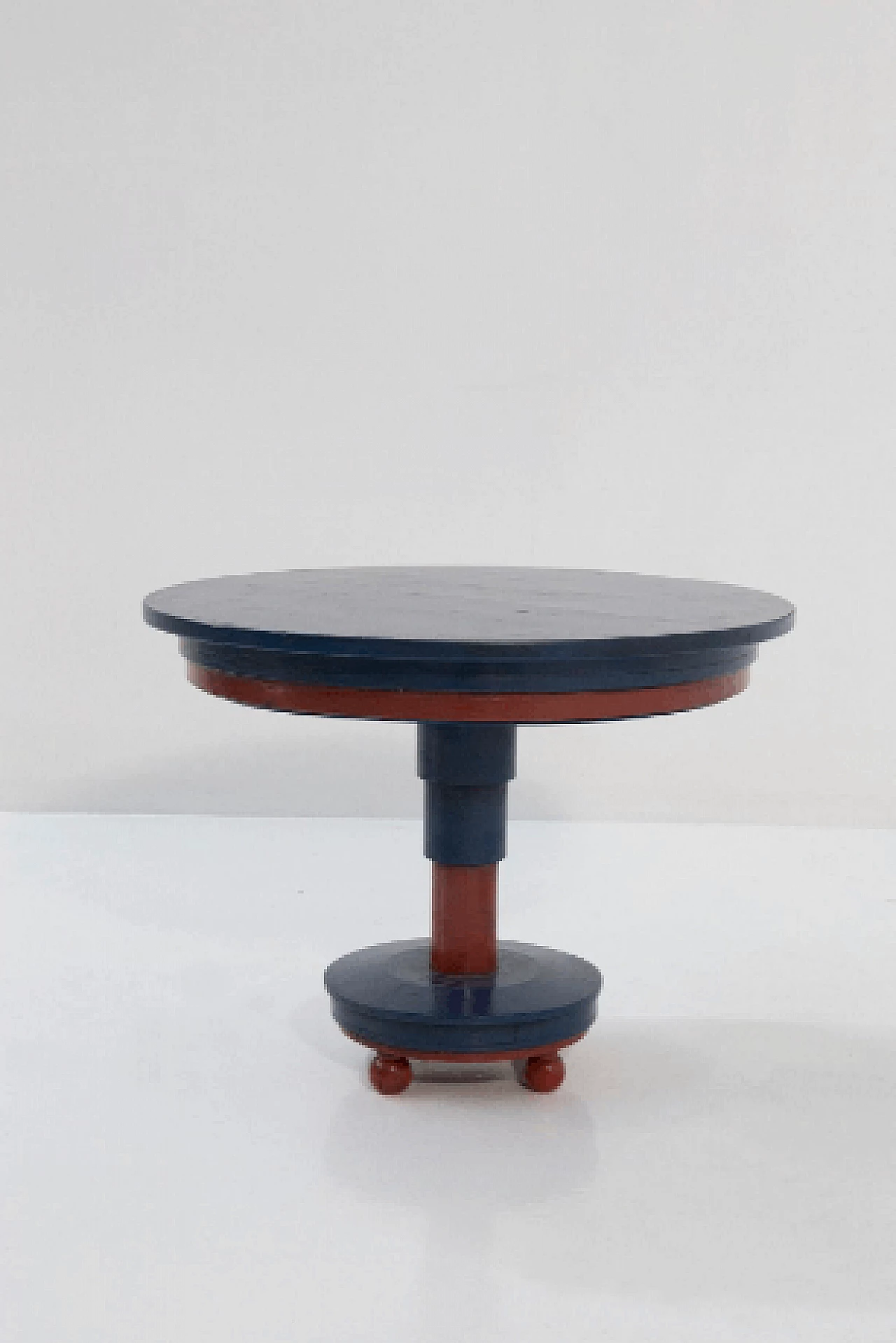 Painted wood coffee table attributed to Luigi Colombo Fillia, 1920s 6