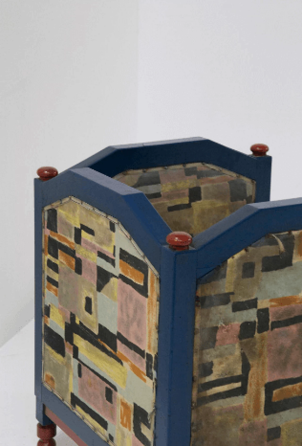 Pair of wood and fabric armchairs attributed to Luigi Colombo Fillia, 1920s 3