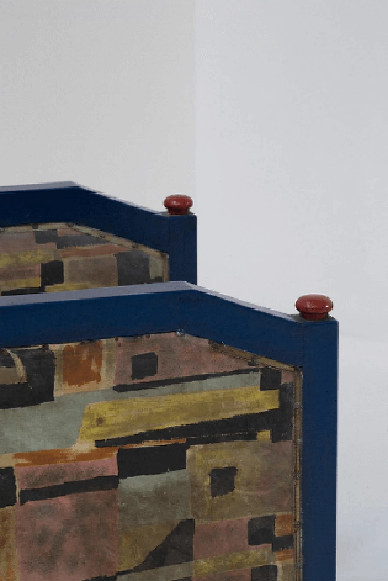 Pair of wood and fabric armchairs attributed to Luigi Colombo Fillia, 1920s 8