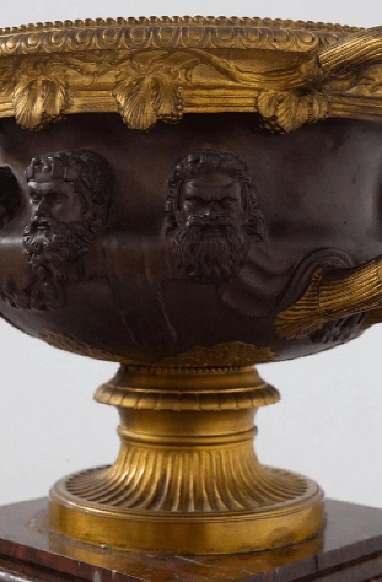 Vaso in marmo e bronzo di Ferdinand Barbedienne, metà '800 6