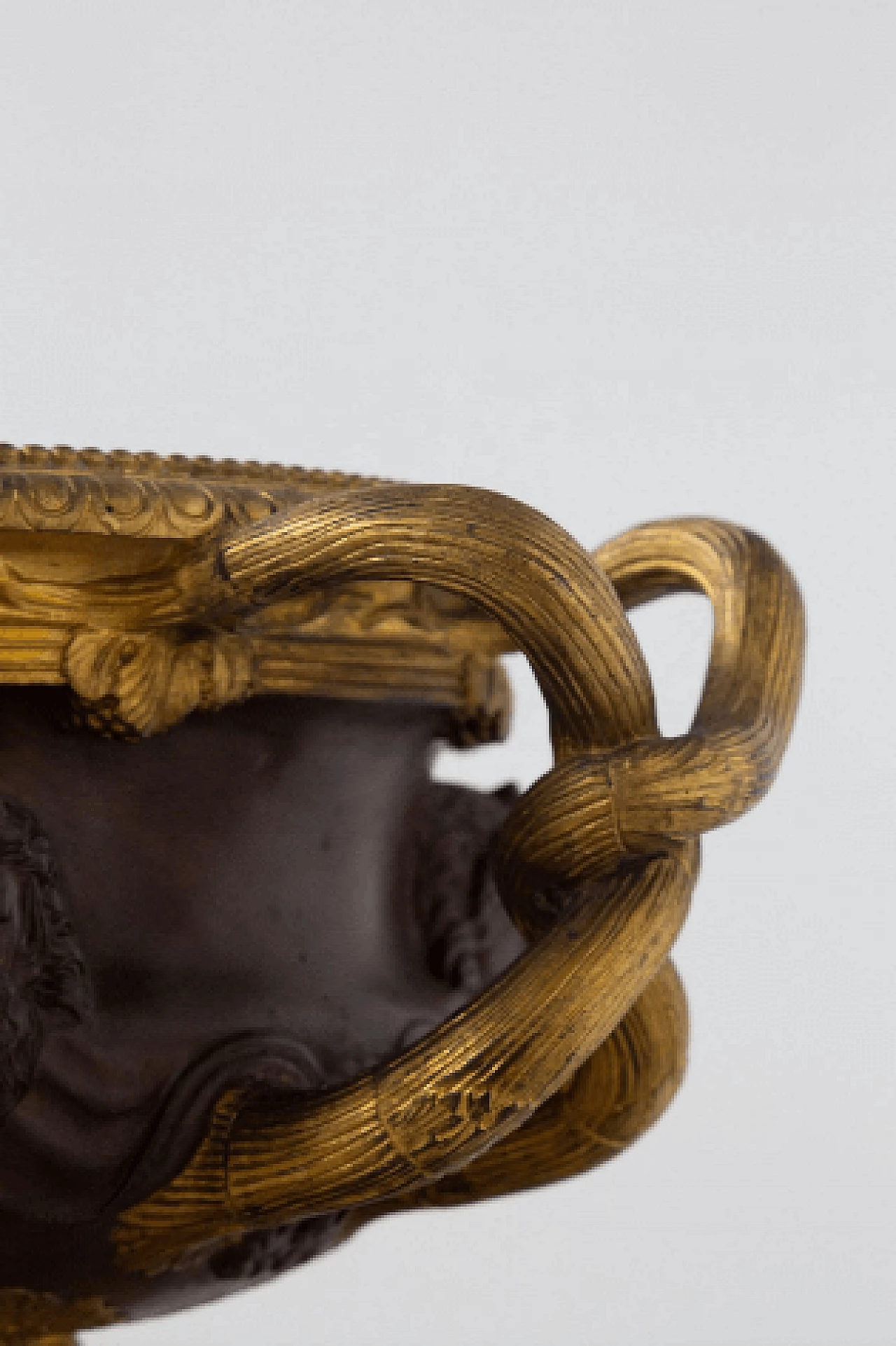 Vaso in marmo e bronzo di Ferdinand Barbedienne, metà '800 10