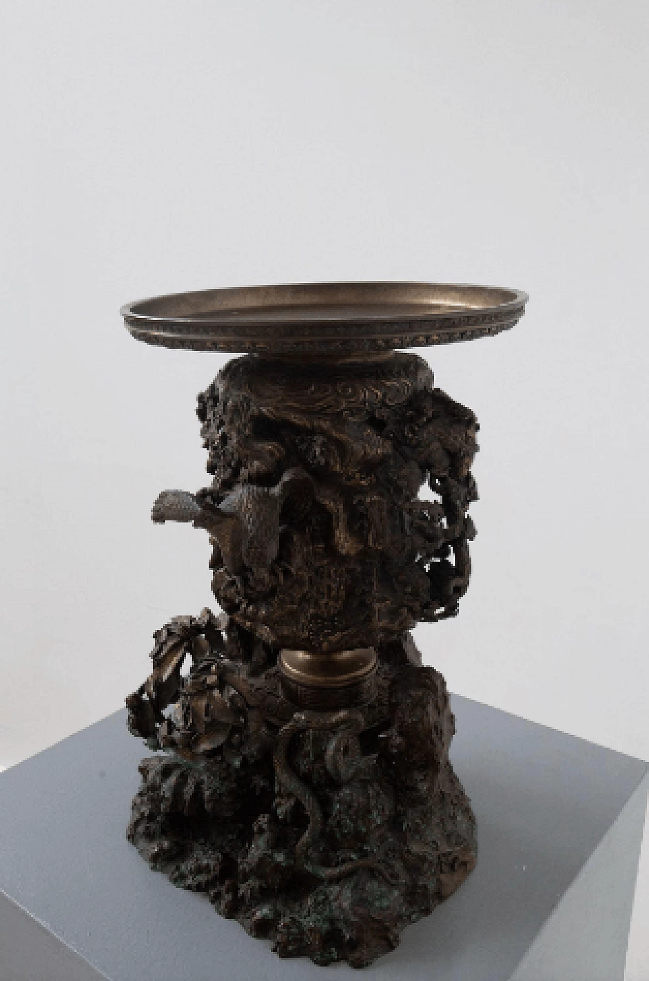 Japanese patinated bronze incense burner, 19th century 3