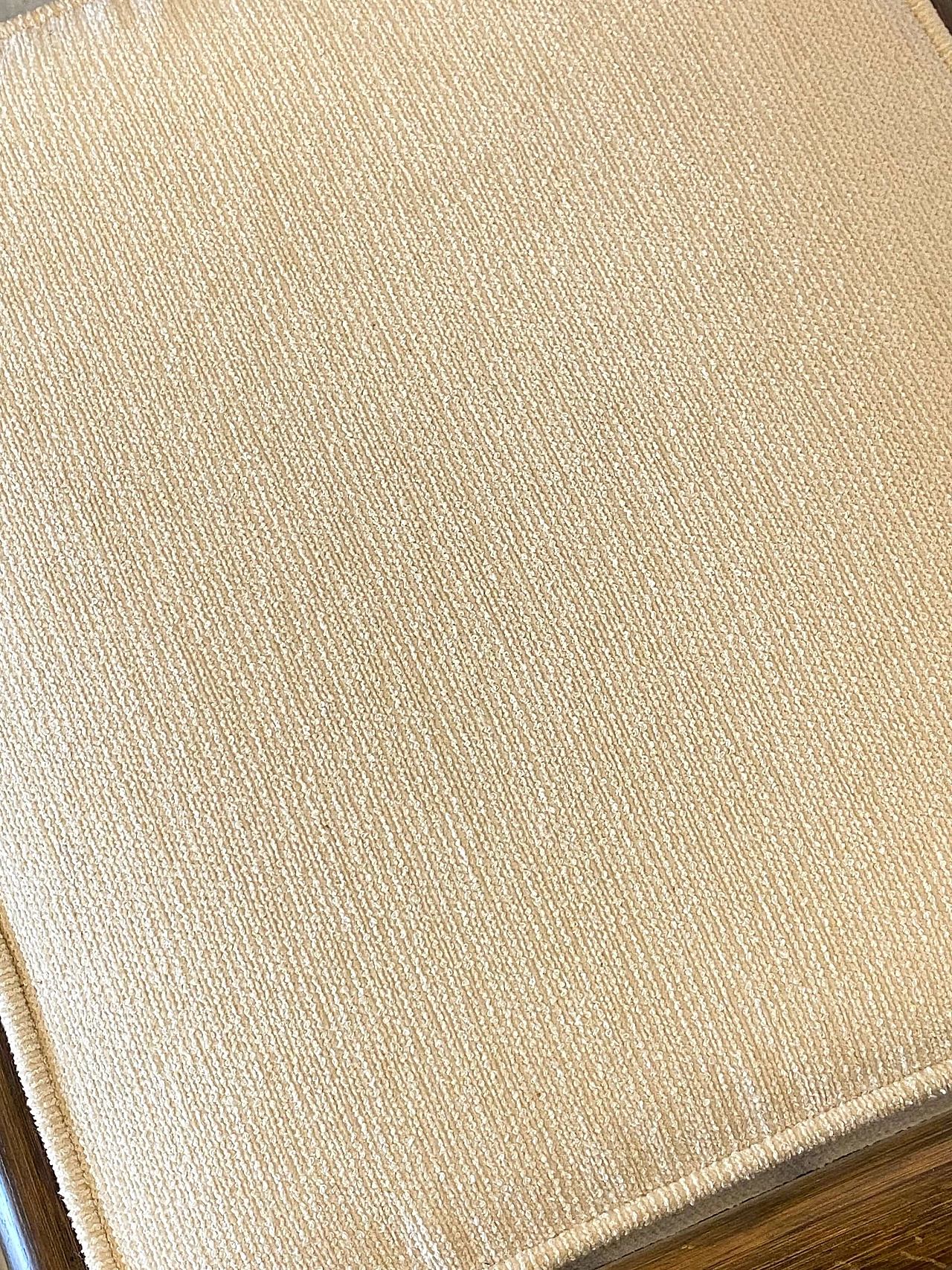 4 Bamboo and rush chairs with leather bindings, 1970s 14