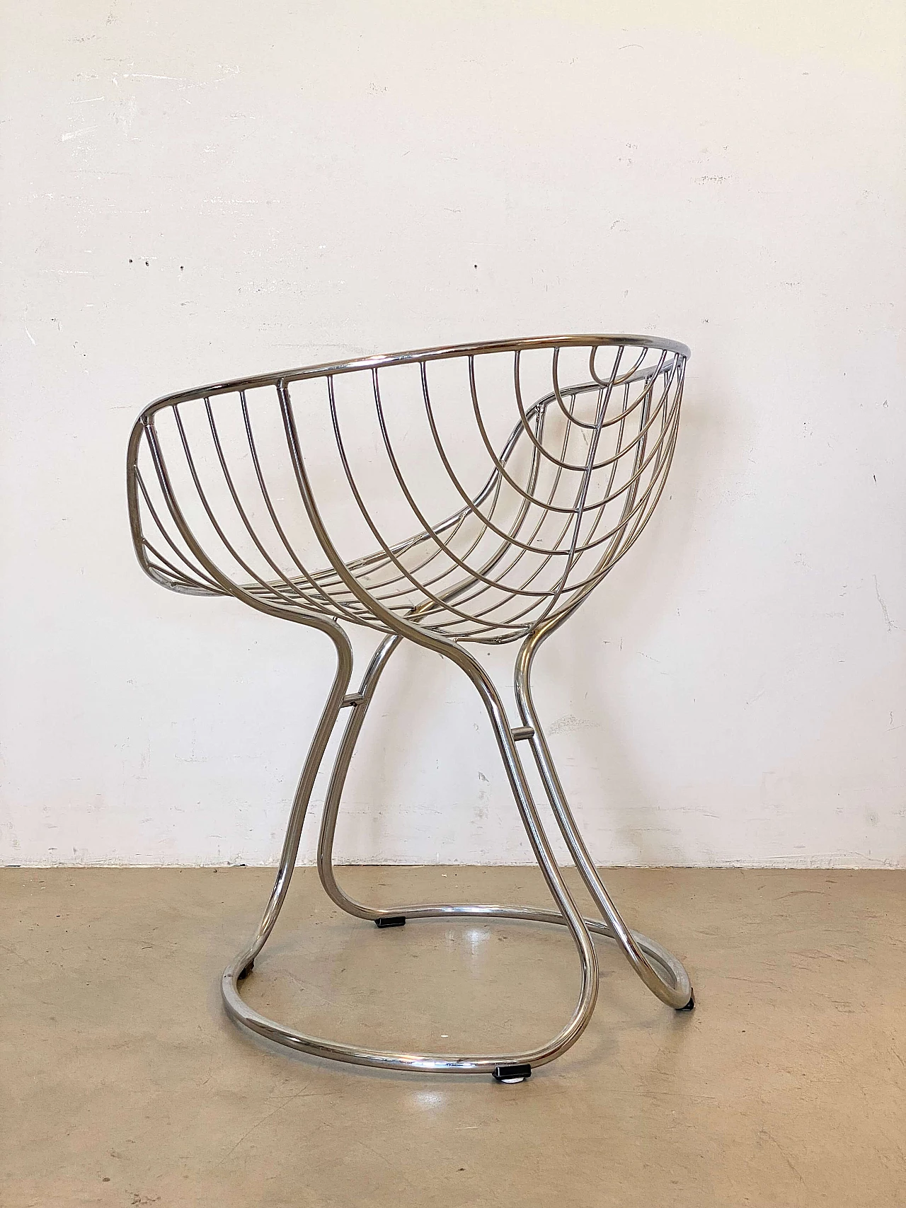 Pan Am chair in chrome-plated steel by Gastone Rinaldi for Rima, 1960s 6