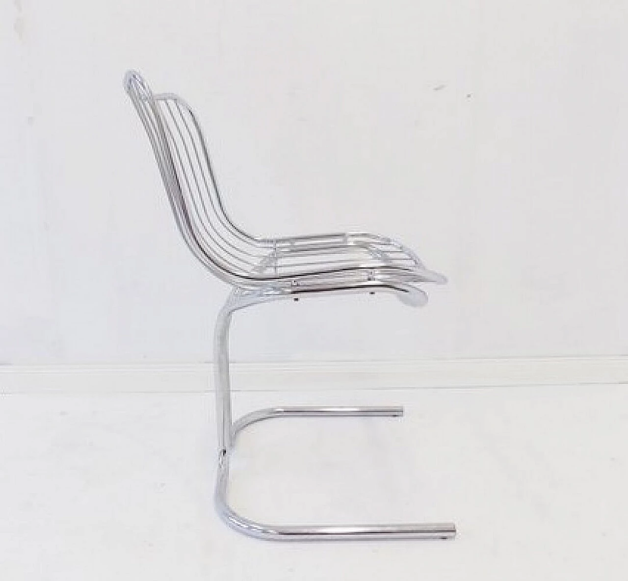 Radiofreccia chair in chrome-plated tubular steel by Gastone Rinaldi for Rima, 1970s 15