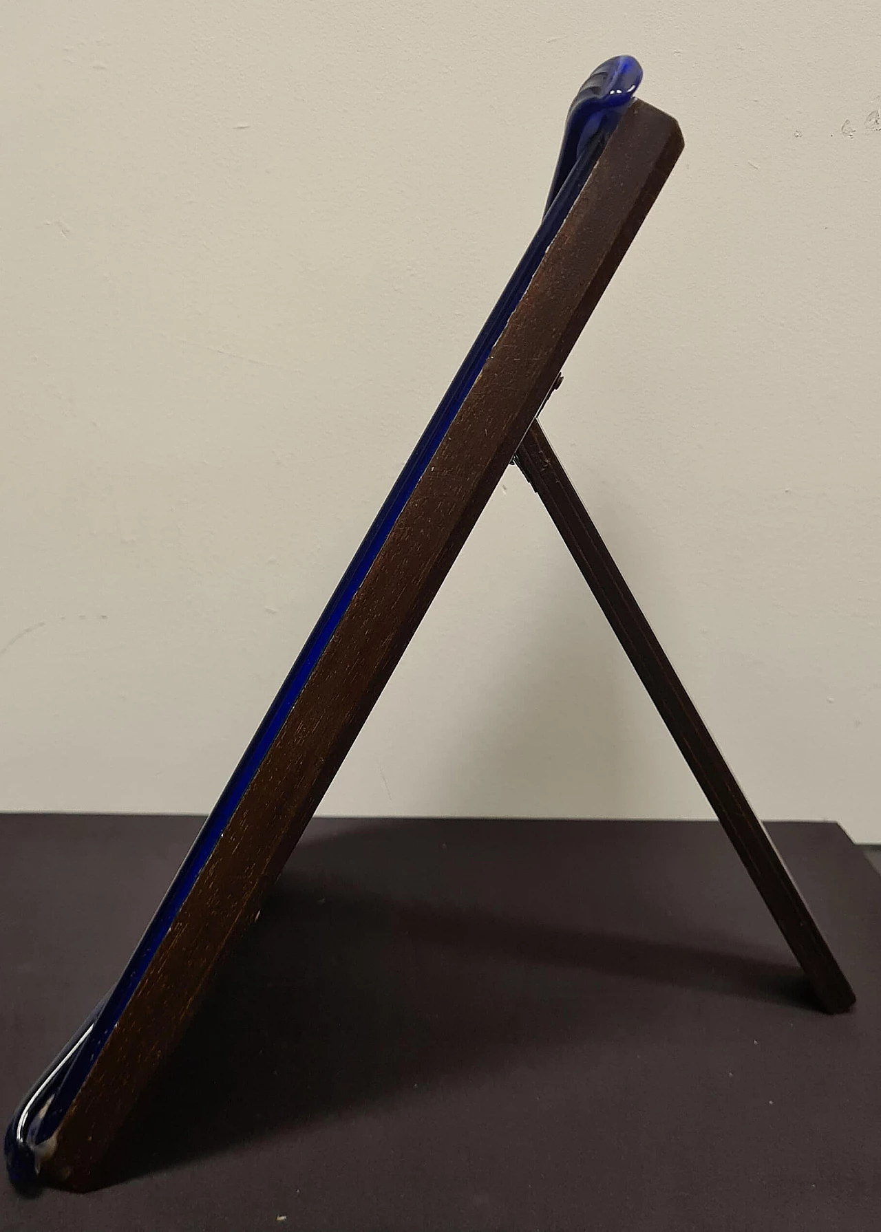 Blue and green glass frame attributed to Archimede Seguso, 1970s 10