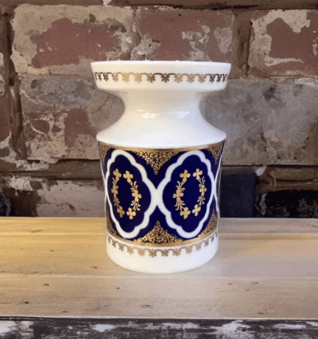 Unterweissbach porcelain 9689 vase, 1970s 3