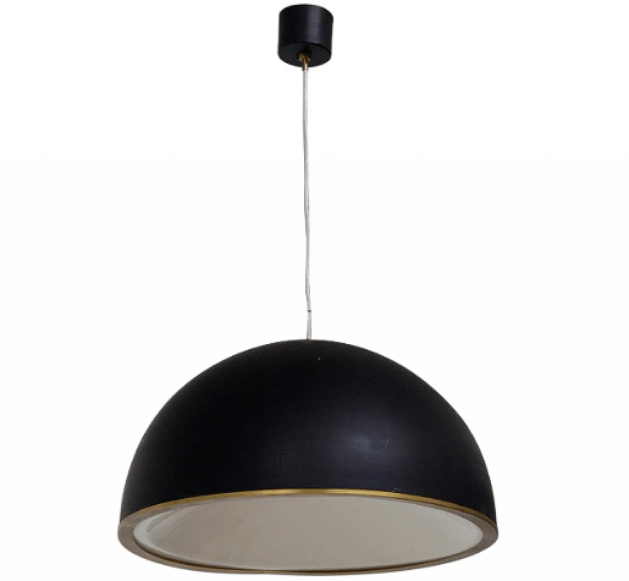 Metal hanging lamp by Angelo Beighi for Esperia, 1980s 1