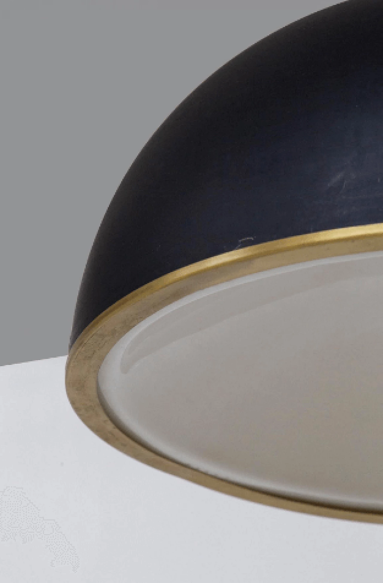 Metal hanging lamp by Angelo Beighi for Esperia, 1980s 3