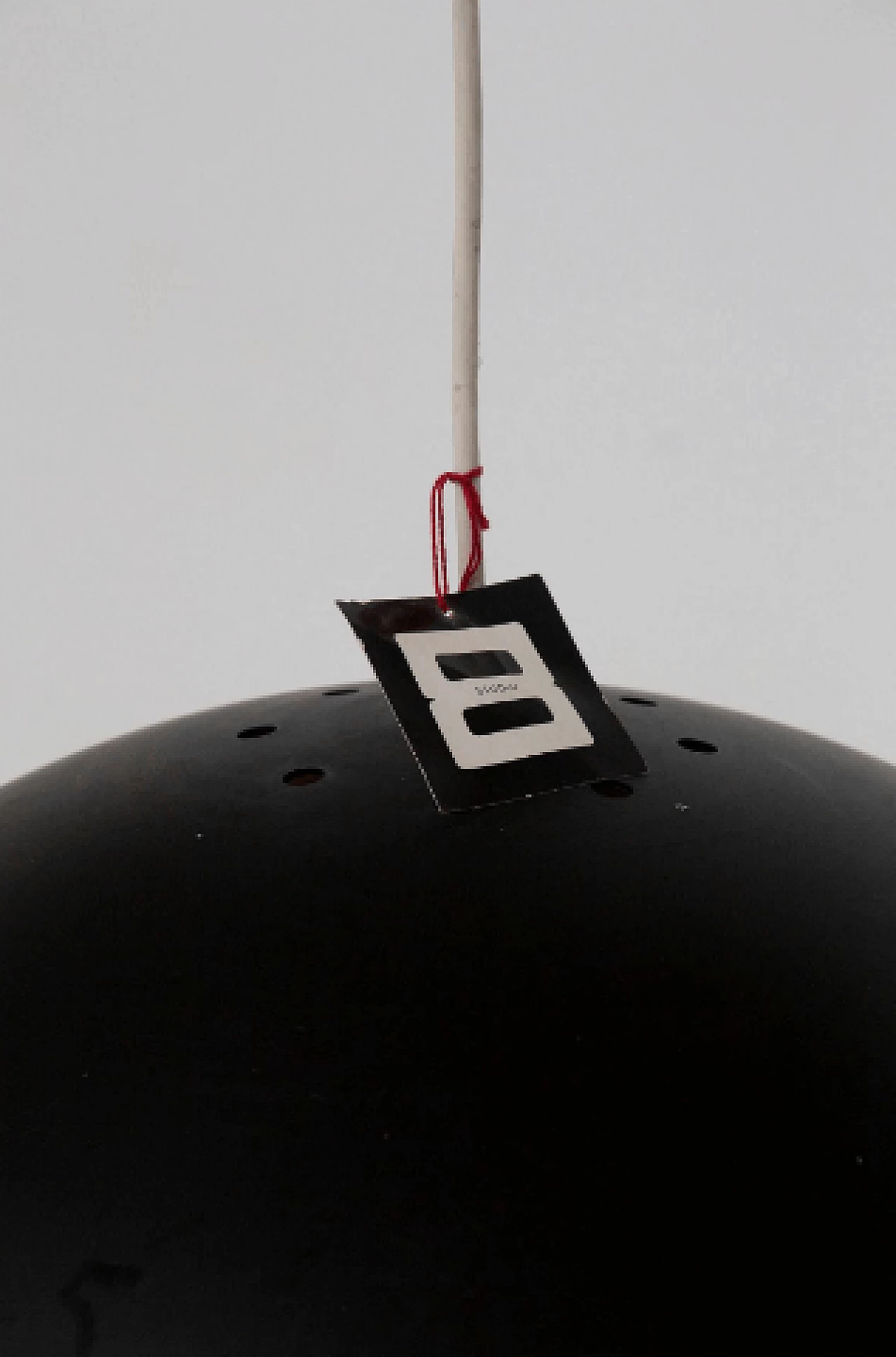 Metal hanging lamp by Angelo Beighi for Esperia, 1980s 4