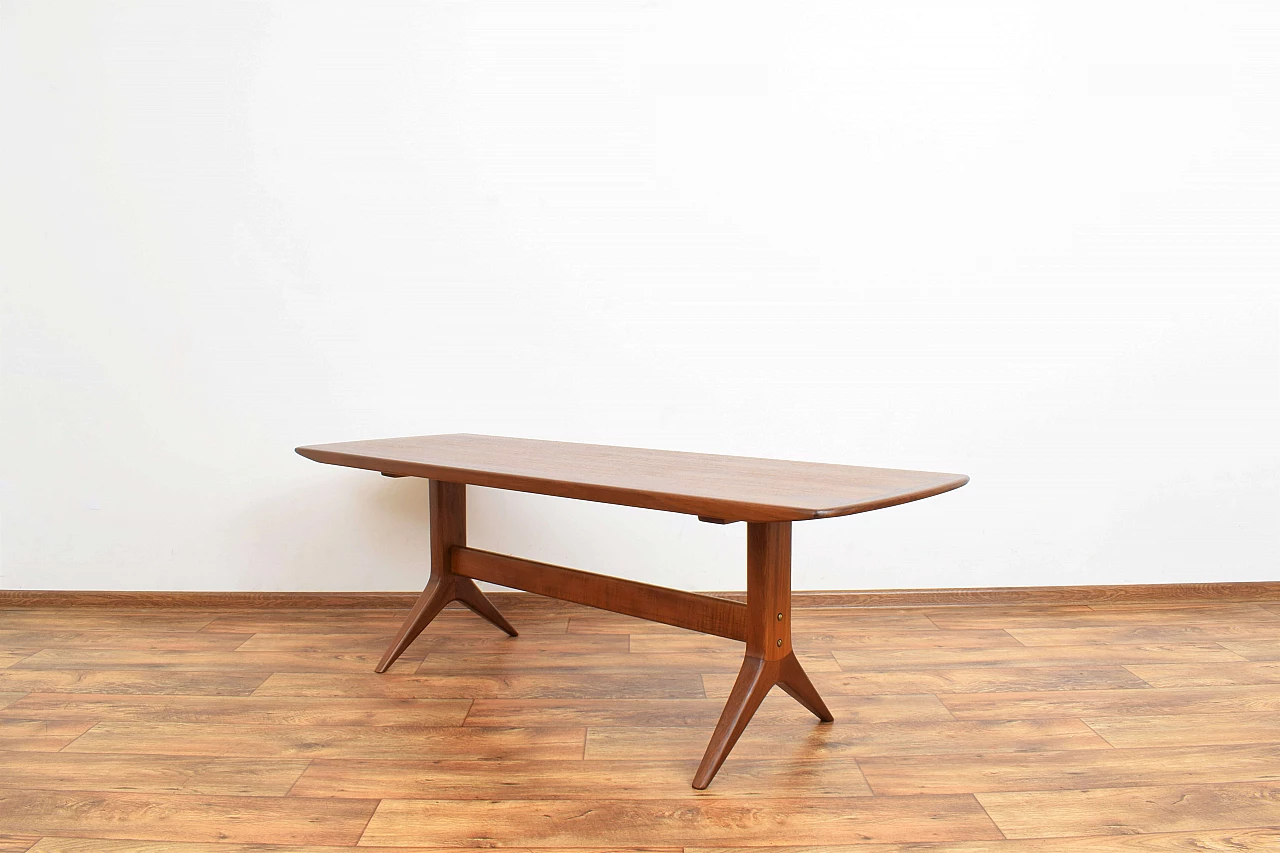 Tavolino danese in teak di Johannes Andersen, anni '60 4