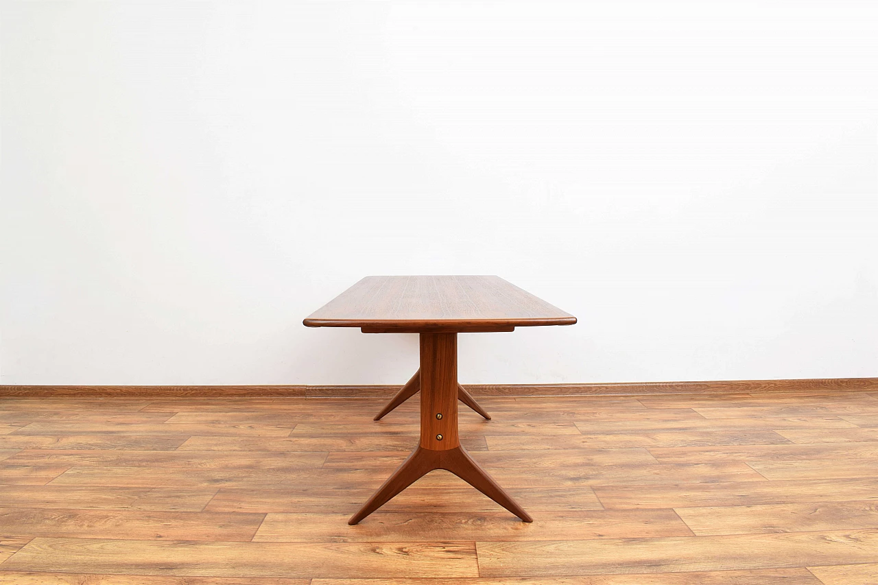 Tavolino danese in teak di Johannes Andersen, anni '60 5