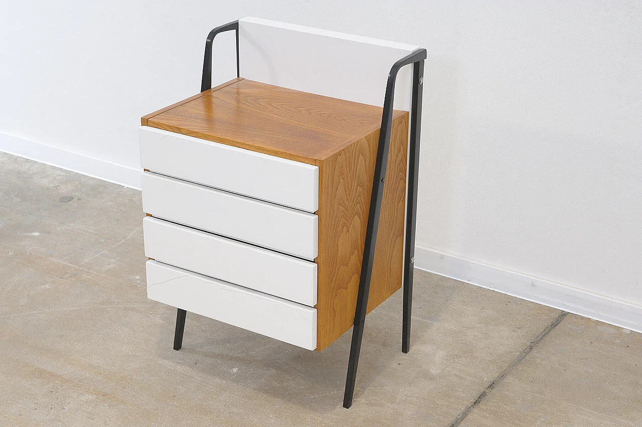 Beech chest of drawers by Tatra Nabytok, 1960s 4